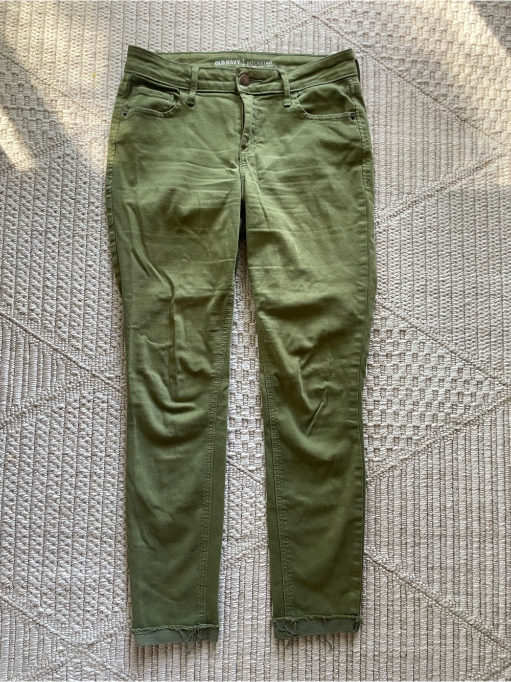 Old Navy Olive Green Rockstar Pants